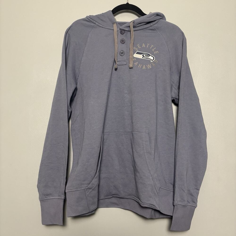 NWOT Seattle Seahawks NFL Hoodie Sweatshirt Gray Large New Without Tag Football